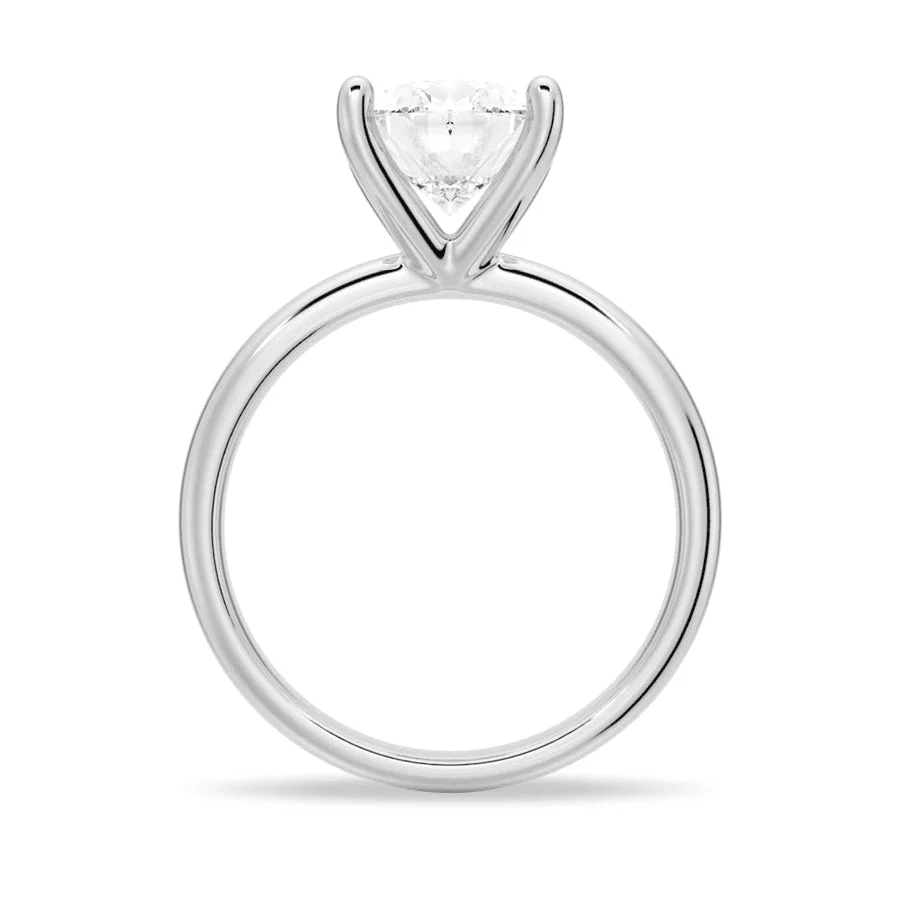 The Olivia - Oval Cut Moissanite Solitaire Engagement Ring - Novelle Vow