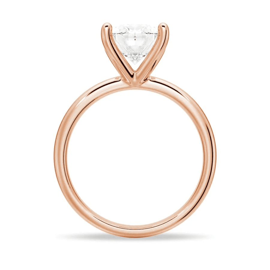 The Olivia - Oval Cut Moissanite Solitaire Engagement Ring - Novelle Vow